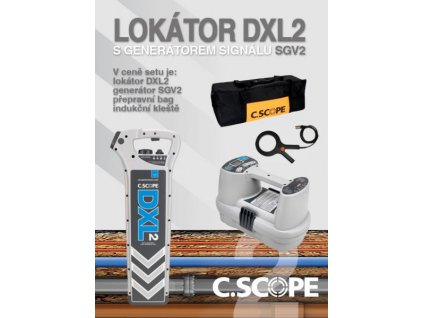 Lokátor C.Scope DXL2 a generátor SGV2 - set