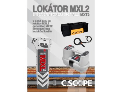 Lokátor C.Scope MXL2 a generátor MXT2 -set