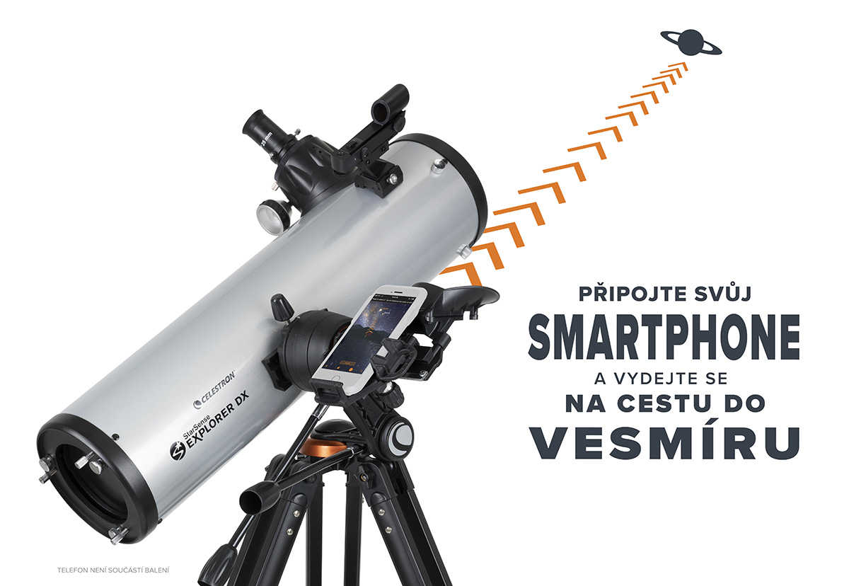 Celestron Starsense Explorer DX 130 650 AZ zrkadlový teleskop