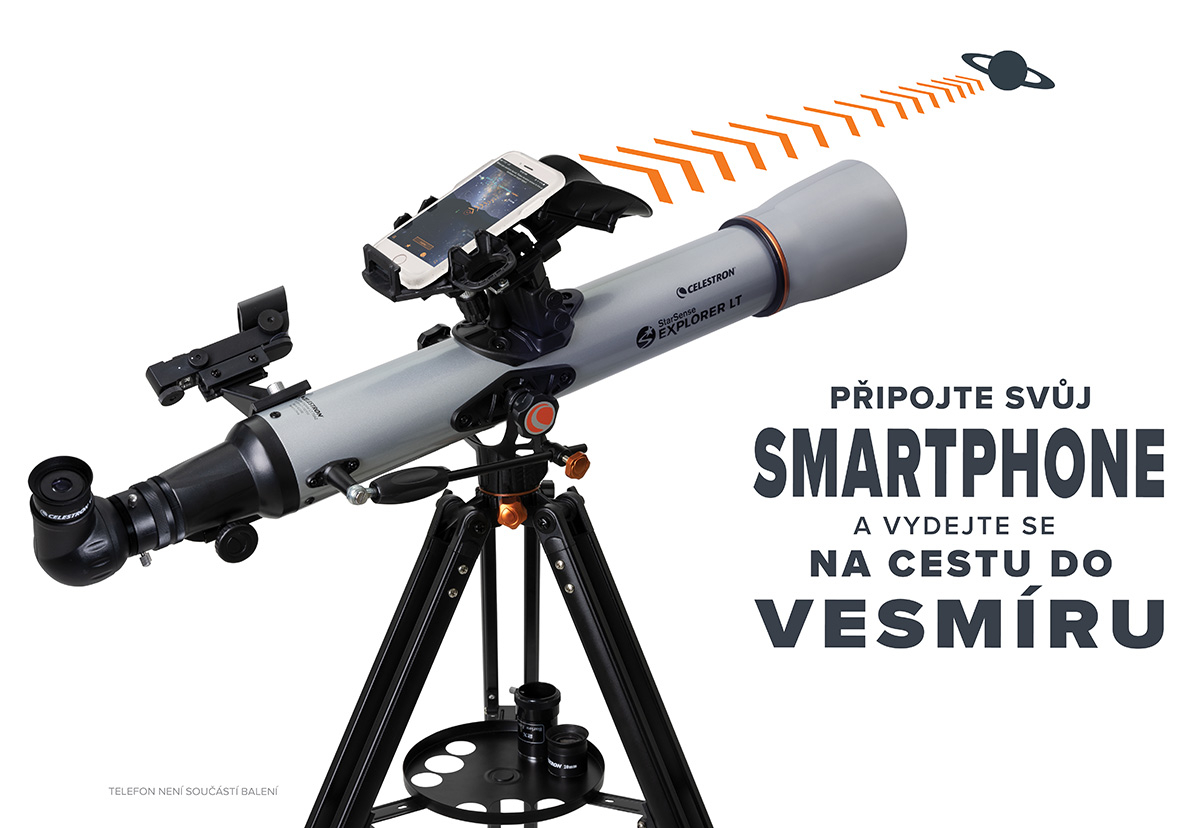Celestron Starsense Explorer LT 70 700 AZ šošovkový teleskop