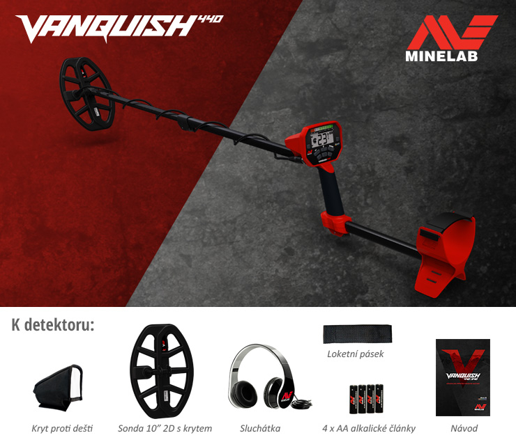 Detektor kovov Minelab Vanquish 440
