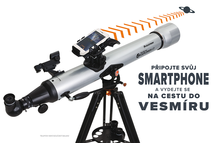 Celestron StarSense Explorer LT 80/700 AZ šošovkový teleskop