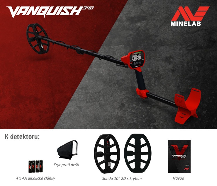 Detektor Minelab Vanquish 340