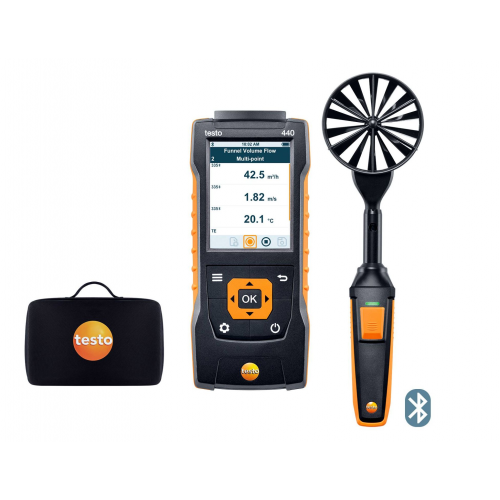 testo 440 s vrtuľovou sondou 100 mm s Bluetooth SET
