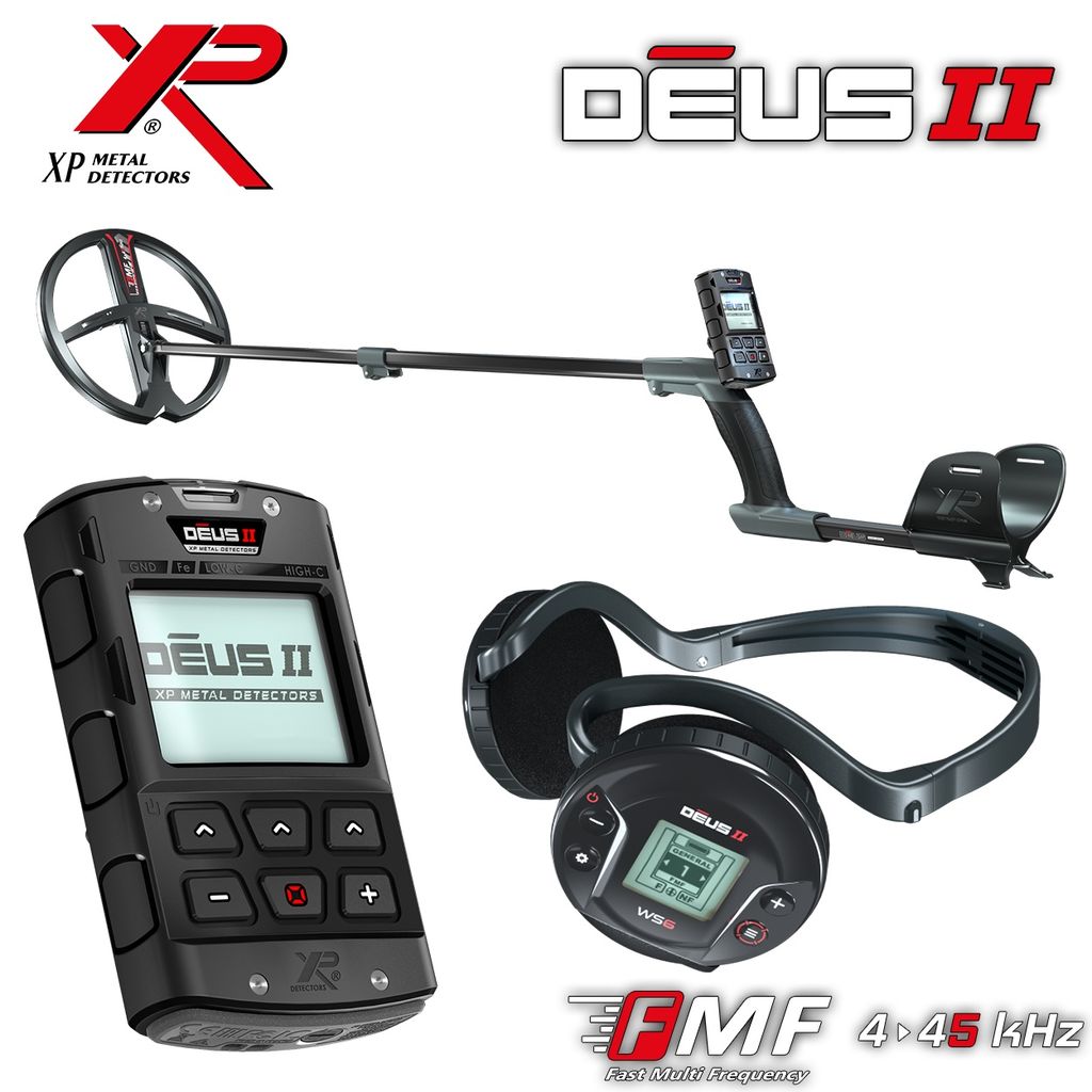 Detektor kovov XP DEUS II 28 FMF RC WS6