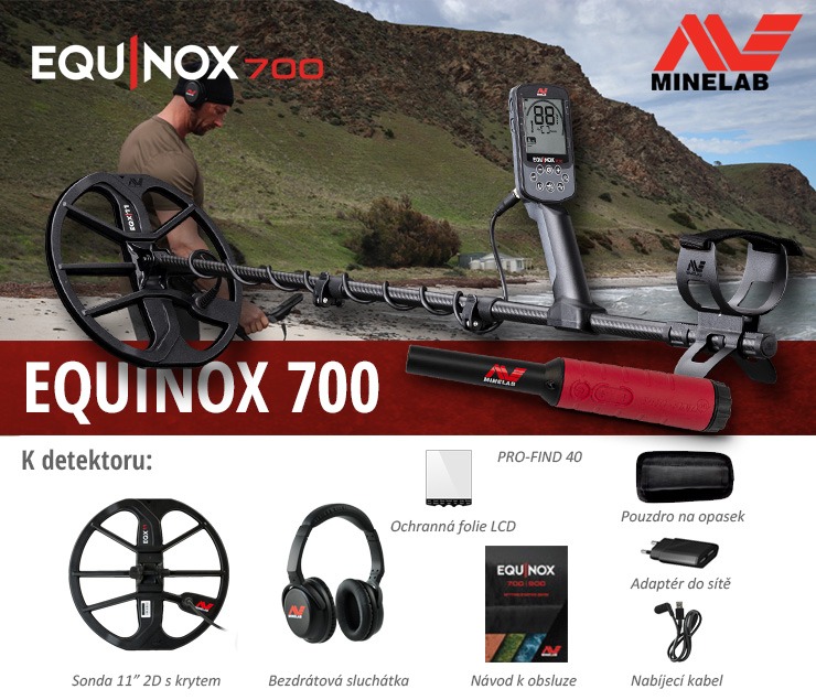 Detektor kovov Minelab Equinox 700