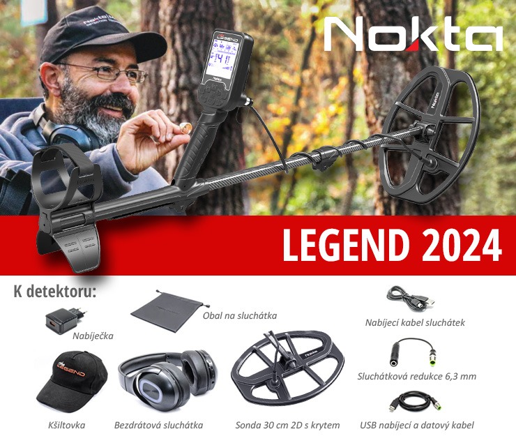 Detektor kovov Nokta The Legend SMF - model 2024