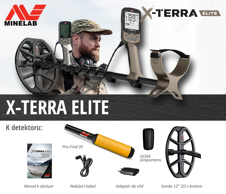 Detektor kovov Minelab X-Terra ELITE