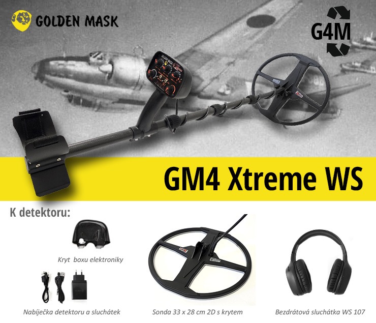 Detektor kovov Golden Mask GM4 Xtreme WS