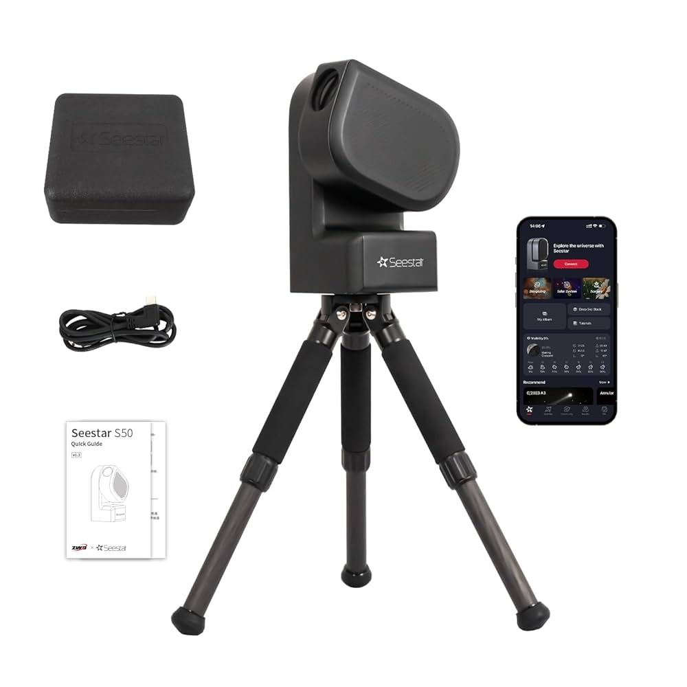 Inteligentný astronomický teleskop ZWO Seestar S50 - ALL IN ONE ďalekohľad