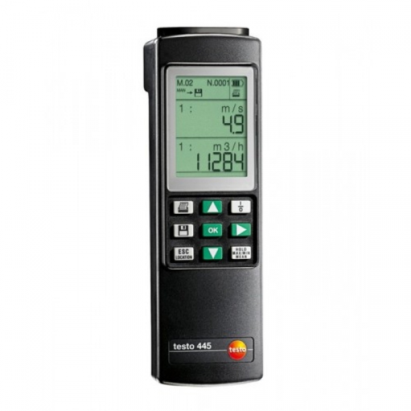 Testo 445 - profesionálny anemometer, vlhkomer, teplomer a tlakomer