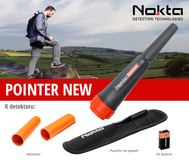 Dohľadávací detektor kovov Nokta Pointer NEW