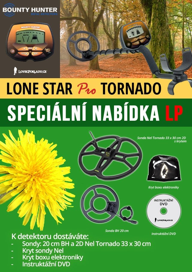 Detektor kovov Bounty Hunter Lone Star Pro TORNADO