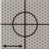 Reflexný terčík - Cieľová značka 6 x 6 cm