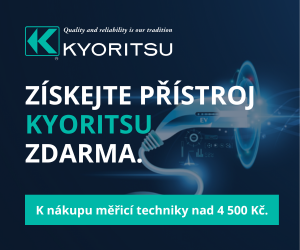 Získejte přístroj Kyoritsu zdarma k nákupu měřicí techniky nad 4 500 Kč.