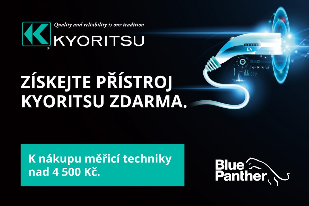 Získejte přístroj Kyoritsu zdarma při nákupu nad 4 500 Kč