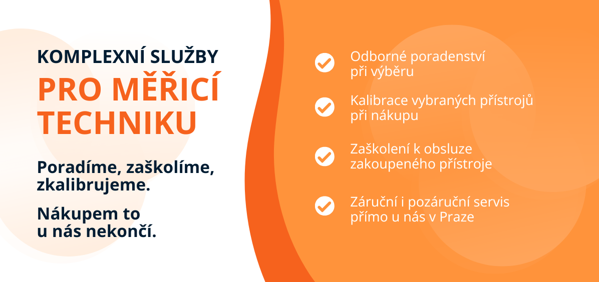Komplexní služby pro měřicí techniku – poradenství, kalibrace, zaškolení a servis