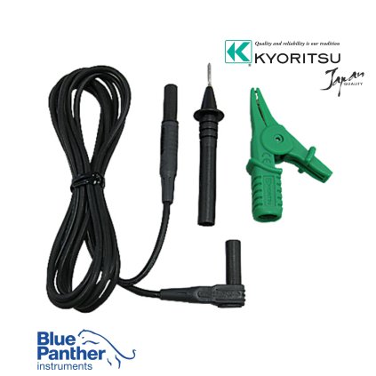 KEW 7248 kabel s krokosvorkou a plochou sondou