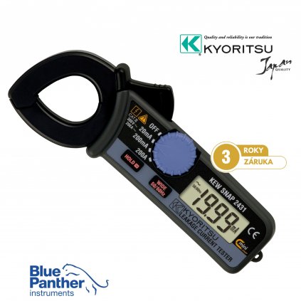 Kyoritsu KEW 2431 ampérmetr na měření unikajících proudů