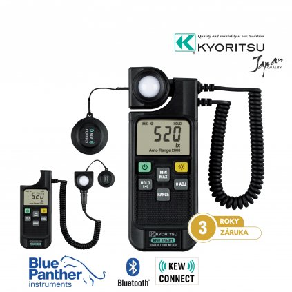 Kyoritsu KEW5204BT Luxmetr s komunikací BlueTooth