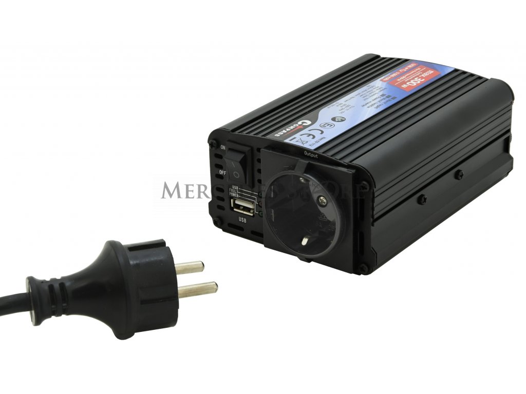 Trafo 12/230V 600W + USB - MercedesStore