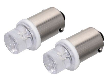 Žárovka 1LED 12V  Ba9s  bílá  2ks