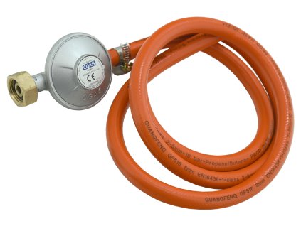Plynový regulátor tlaku 30mbar EN16129 - sada 1,5m hadice