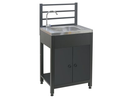 Modul stůl s dřezem TORINO 1 pro venkovní kuchyň 60x47x123cm