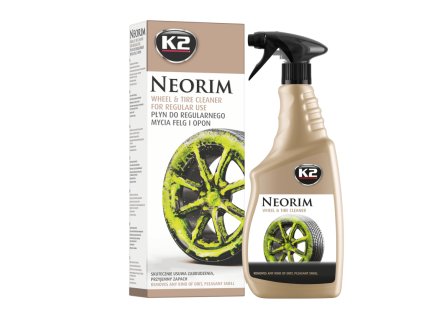 K2 GOLD NEORIM 700ml - čistič disků a pneumatik  šetrný k povrchům disků kol