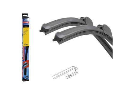 Stěrače FLAT SET (HOOK) 410+380mm