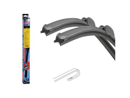Stěrače FLAT SET (HOOK) 410+410mm