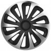 Kryty kol 16" CALIBER Carbon (sada) silver/black