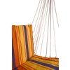 Houpací síť k sezení 95x50cm červeno-oranžová