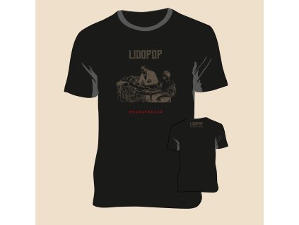 T Shirt Lidopop transfúzijá black