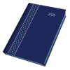 Denný diár A5 - FOLK EXTRA modrý 2025