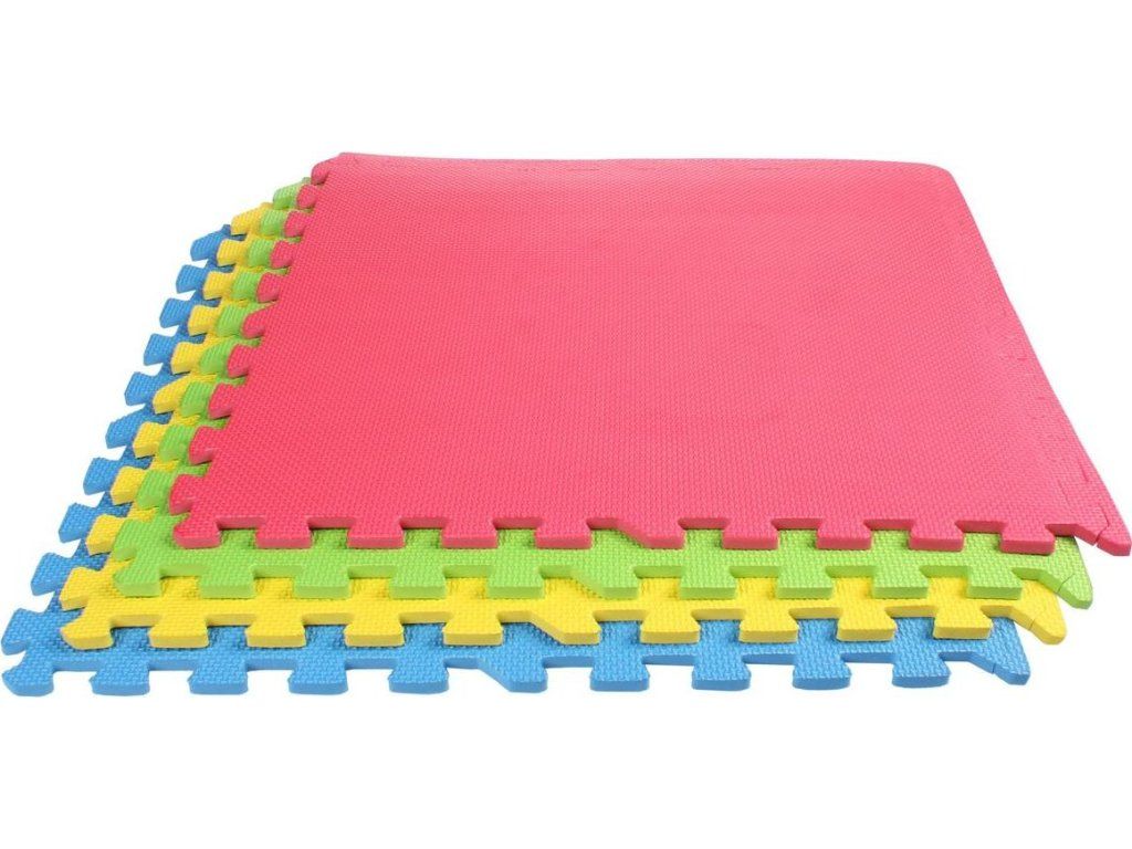Colored Puzzle fitness podložka mix barev