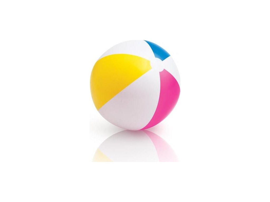 Nafukovací plážový míč barevný 61cm INTEX 59030 vícebarevná 59030