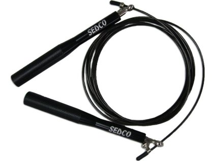 Švihadlo SEDCO JR1001 ALU+PVC 3m černá JR1001-CR