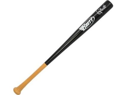 Baseball pálka dřevo 65 cm černá 3233