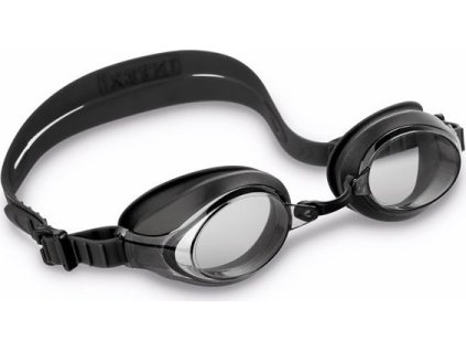 Plavecké brýle Racing Antifog Silicon černá/bílá 55691CRBI