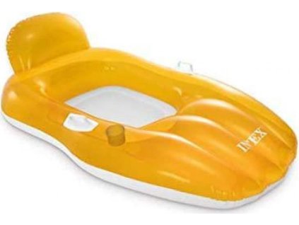 Lehátko nafukovací CHILL 'N Float Intex 56805 163x104 cm Oranžová 56805OR
