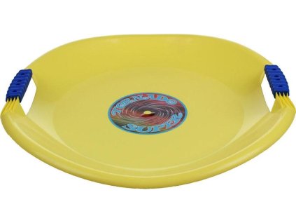 Sáňkovací talíř TORNÁDO SUPER PLASTKON 56 cm žlutá 2110ZL