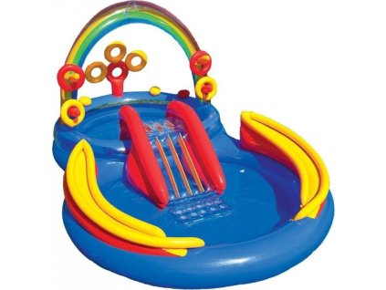 Nafukovací bazén Intex 57453 Duha Play Centrum 297 x 193 x 135 cm  57453