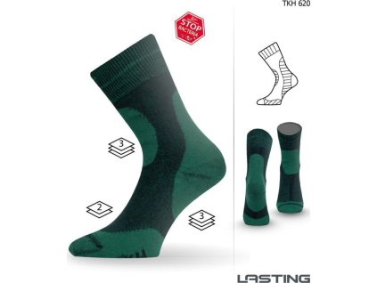 Lasting funkční ponožky TKH zelené (Velikost (42-45) L)