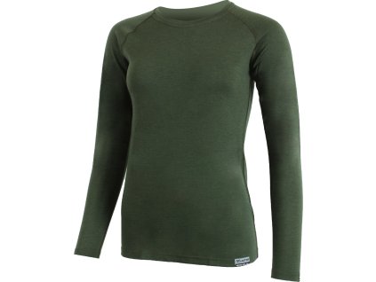 ATILA 6262 womens merino long sleeve green (Velikost M)
