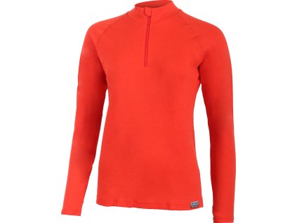 LAURA 3739 womens merino sweatshirt red (Velikost M)