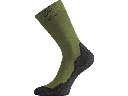 Lasting merino ponožky WHI zelené