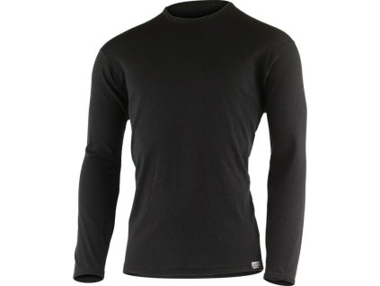 Lasting pánská merino mikina BELO černá (Obleceni LASTING pánské XL)