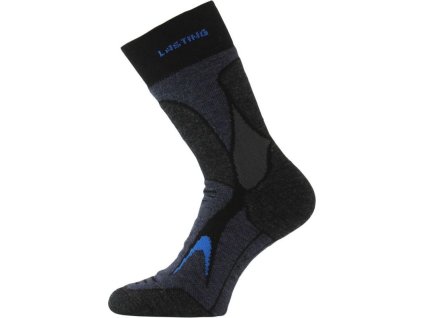 Lasting merino ponožky TRX černé (Velikost (42-45) L)