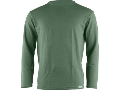 Lasting pánská merino mikina WOLK zelená (Obleceni LASTING pánské XL)
